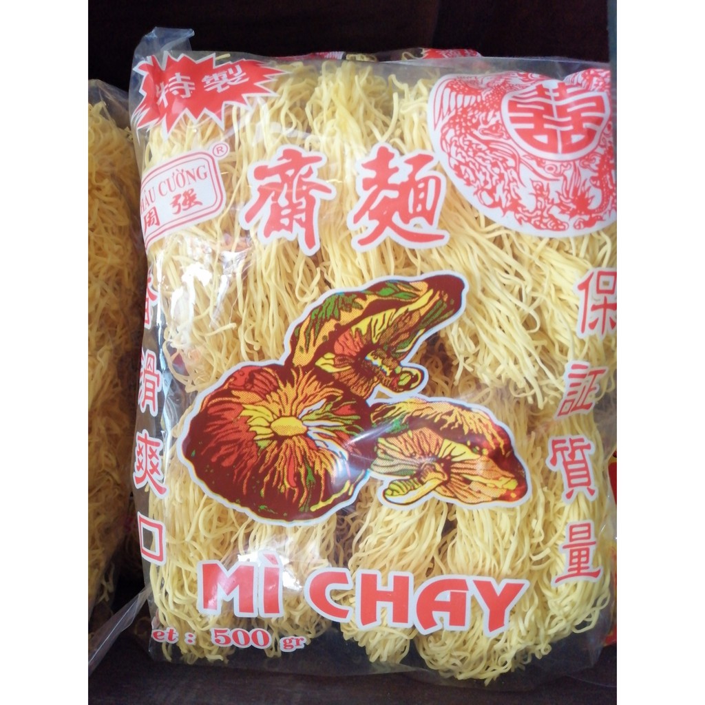 Mì Chay Nấm Đặc Biệt Châu Cường gói 500gr