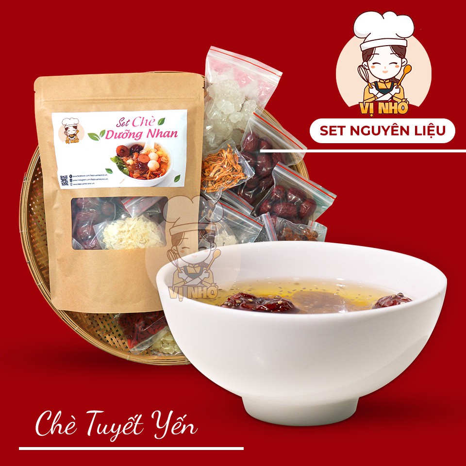 Chè Dưỡng Nhan Tuyết Yến ( SET LỚN ) Tặng Kèm Công Thức Nấu - VỊ NHỚ | BigBuy360 - bigbuy360.vn