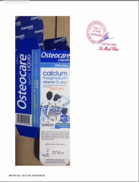 Canxi nước osteocare 200ml (canxi osteocare liquid)