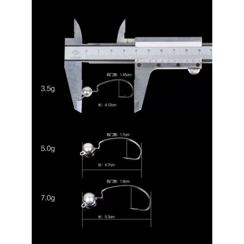 Lưỡi JigHead Tsurinoya P46 3.5/5/7g