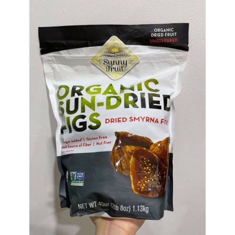 (Vả) Sung Mỹ Sấy Hữu Cơ Fruit Organic Sun-Dried Figs 1.13kg- Hàng Mỹ.