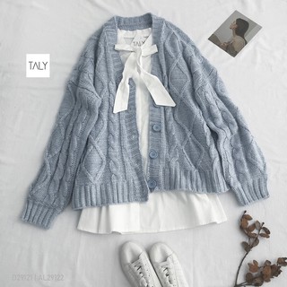 Đầm sơ mi và áo len D29121 TALY