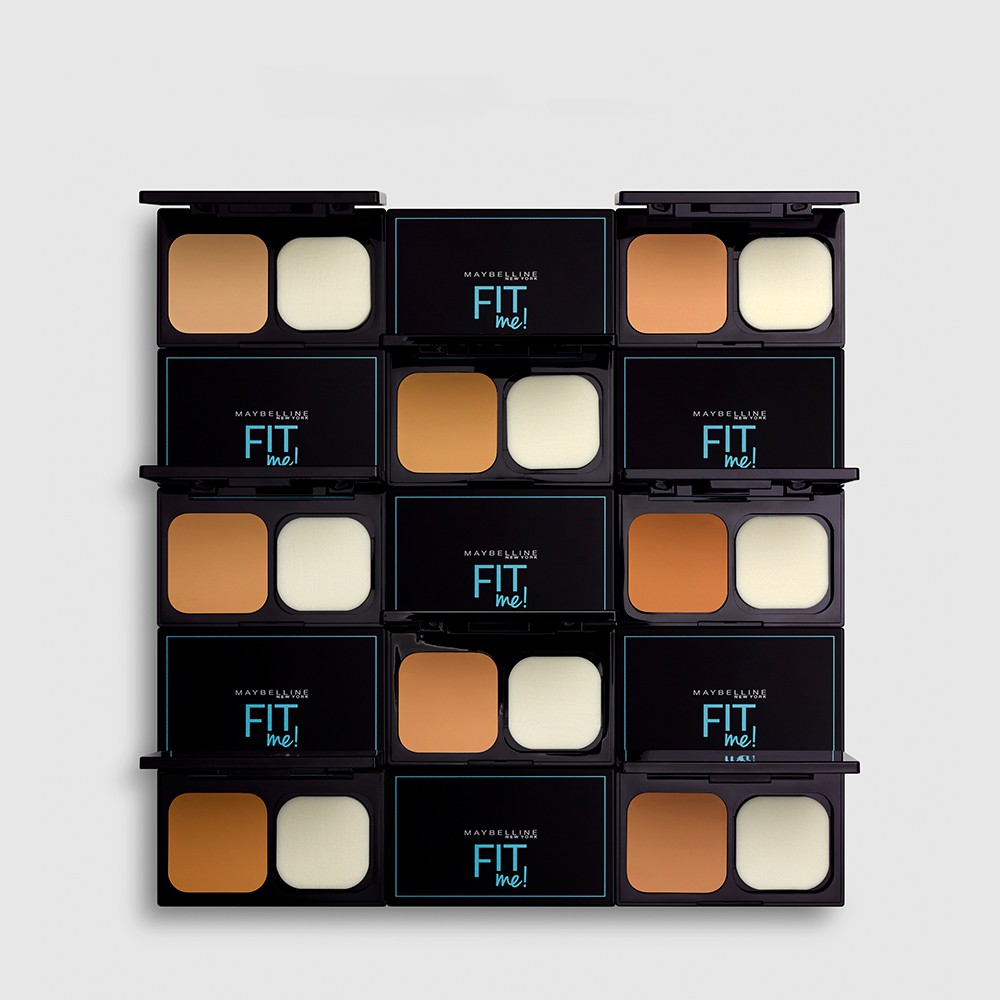 Phấn Nền Kiềm Dầu Chống Nắng Tiệp Mọi Tông Da SPF 32 PA+++ Fit Me Skin-Fit Powder Foundation Maybelline New York 9g | BigBuy360 - bigbuy360.vn