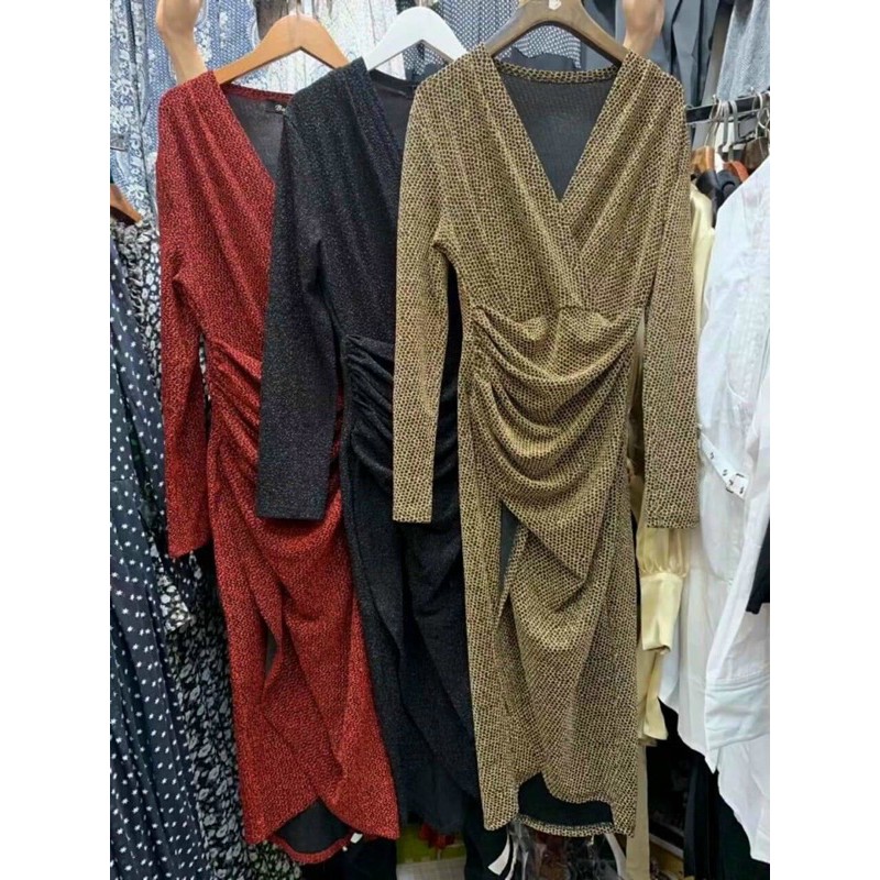 VÁY BODY NHŨ CỔ V