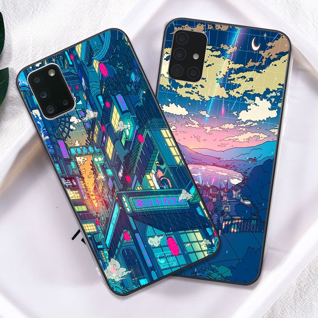 Bộ ốp lưng Samsung A31 / A51 / A71 phong cảnh Anime cực lung linh, thơ mộng. Ốp lưng SS chính hãng RẺ - BỀN - ĐẸP