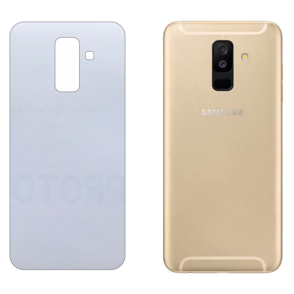 Miếng Dán Lưng Samsung A6 Plus Decal Trong Nhám Chống Vân Tay