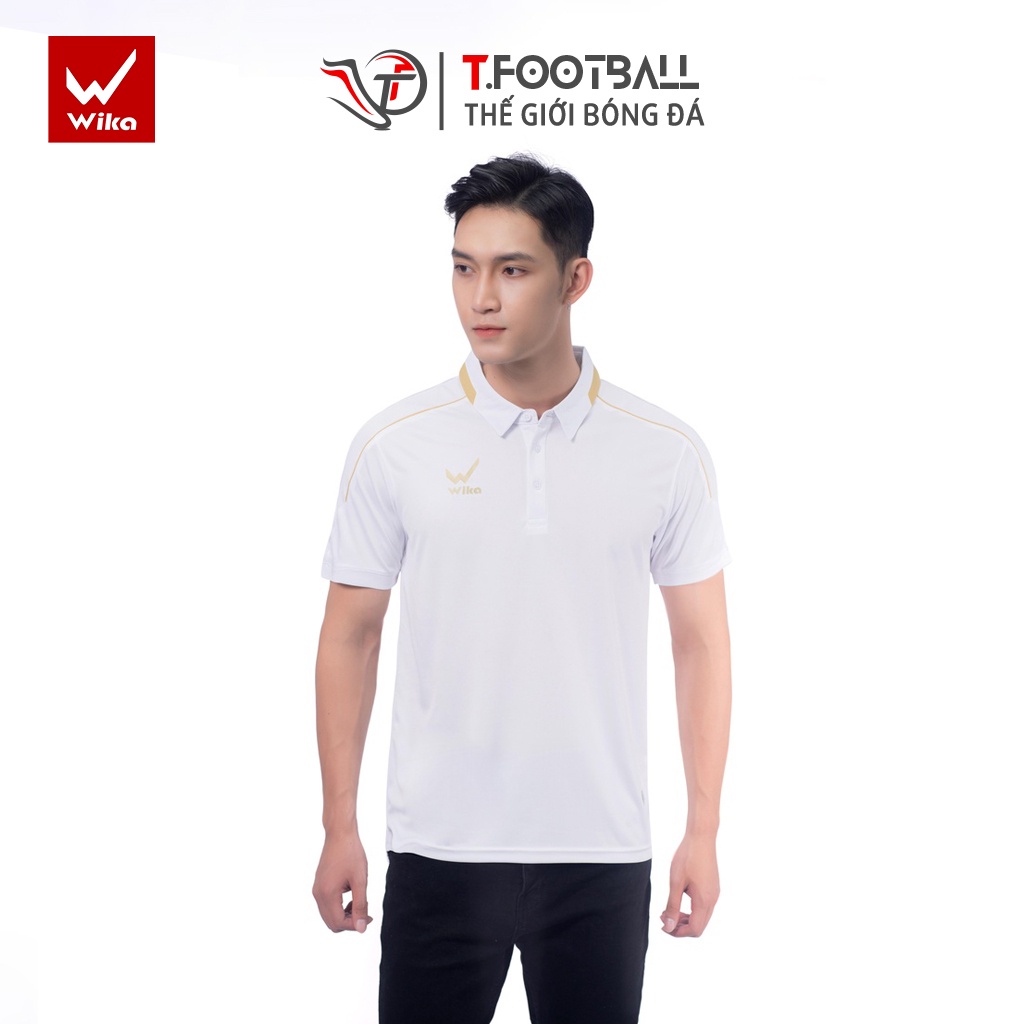 Áo Polo WIKA Alpha Chất Liệu Polyester Thoáng Mát Mềm Mịn