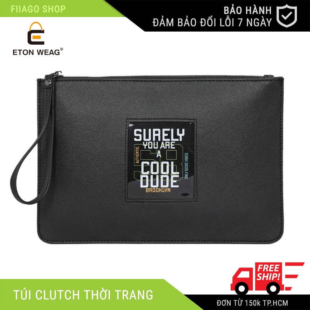 Túi Clutch Cầm Tay Thời Trang Nam Da PU Cao Cấp ETONWEAG YH2003 Fiiago Chuẩn & Chất