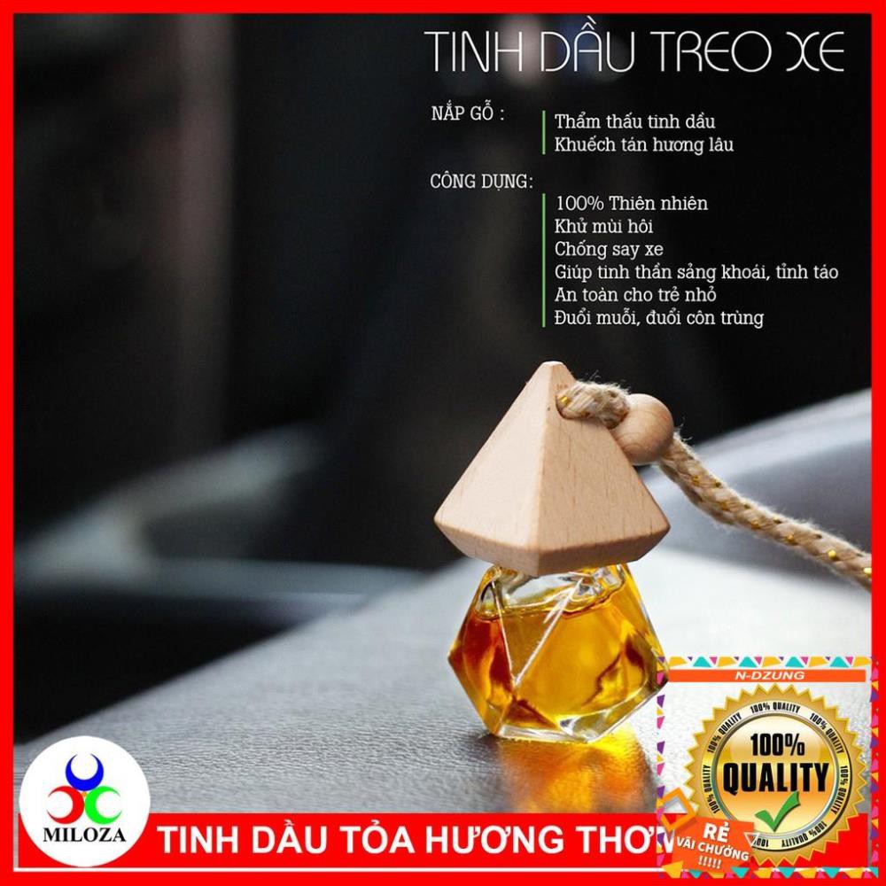 [COMBO 2] Nước Hoa Treo Xe Ô tô - Tinh Dầu Thơm Treo Xe Hơi - Tỏa Hương Thơm Mát - MILOZA Nhập Khẩu