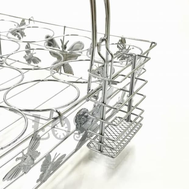 Giá Để Kính 16 Lỗ Bằng Thép Không Gỉ (00142.00627) Cdd2 | BigBuy360 - bigbuy360.vn