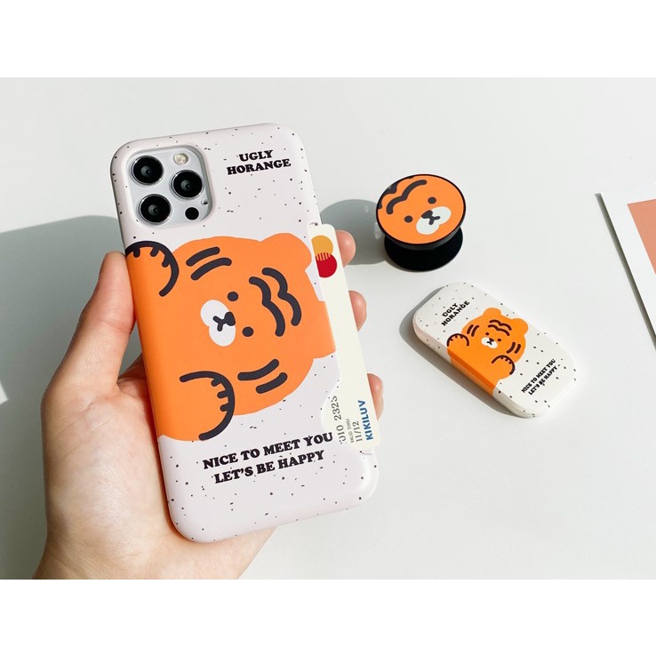 Korea MoMoCase Grips tiger  Compatible for iPhone All models Samsung