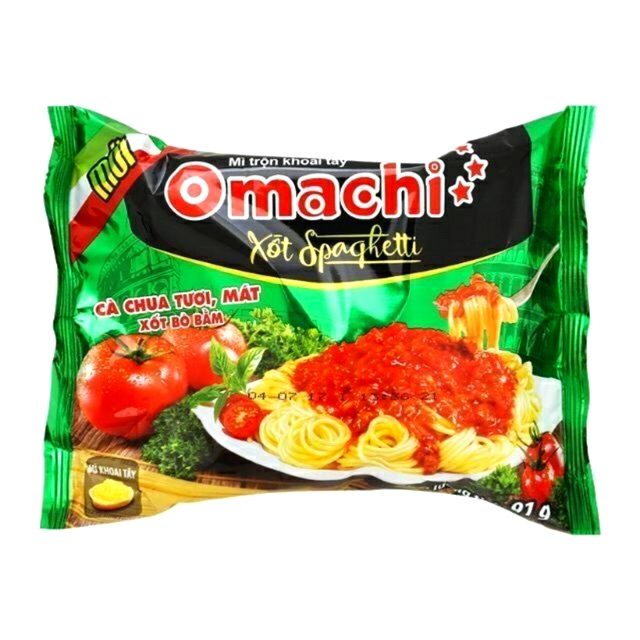 MÌ OMACHI VỊ BÒ HẦM, SƯỜN HẦM NGŨ QUẢ, XỐT SPAGETTI,...