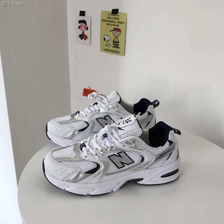 Giày Thể Thao Phối Lưới Thoáng Khí Thời Trang Harajuku Ulzzang Cho Nữ 530