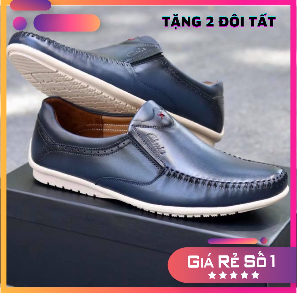 Giày lười nam da bò cao cấp, nhập Thái Lan Full hộp, bảo hành 2 Năm, mã SP CL07, Thai Fashion Store