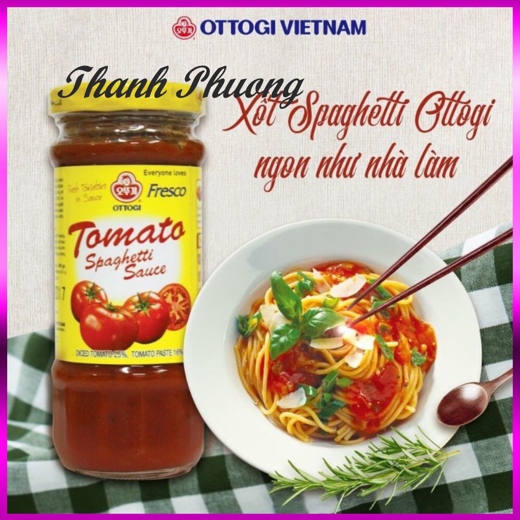 { SALE221 } Sốt Spaghetti ottogi 220g (trộn bún mì ăn liền siêu ngon) ( Hàng NEW )