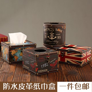 Hộp đựng khăn giấy phong cách châu Âu cổ điển sang trọng dùng cho trang trí