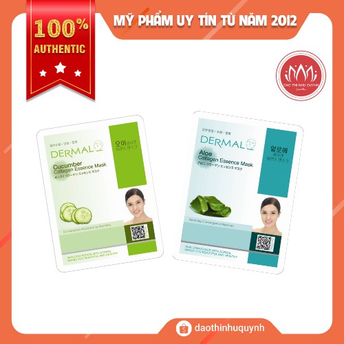 Mặt Nạ Dermal Collagen Essence Mask Dưỡng Da Bổ Sung Collagen Hàn Quốc 23g