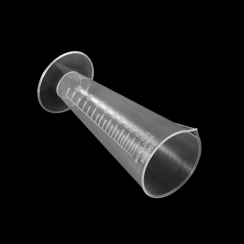 Goodx 1pc 100ml Lib Bottle Lab Kitchen Plastic Measure Cup