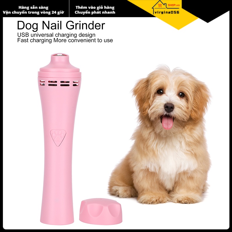 Có thể bán buôn Máy mài móng tay cho chó chạy bằng điện cắt tỉa USB Pet Claw Grooming làm mịn Virgina056 Hàng giao ngay