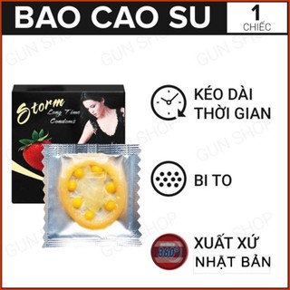 Bao Cao Su Storm 6 Hạt Bi To, Kéo Dài Thời Gian