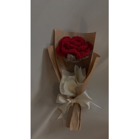 Bông Hoa Hồng Len 🌹