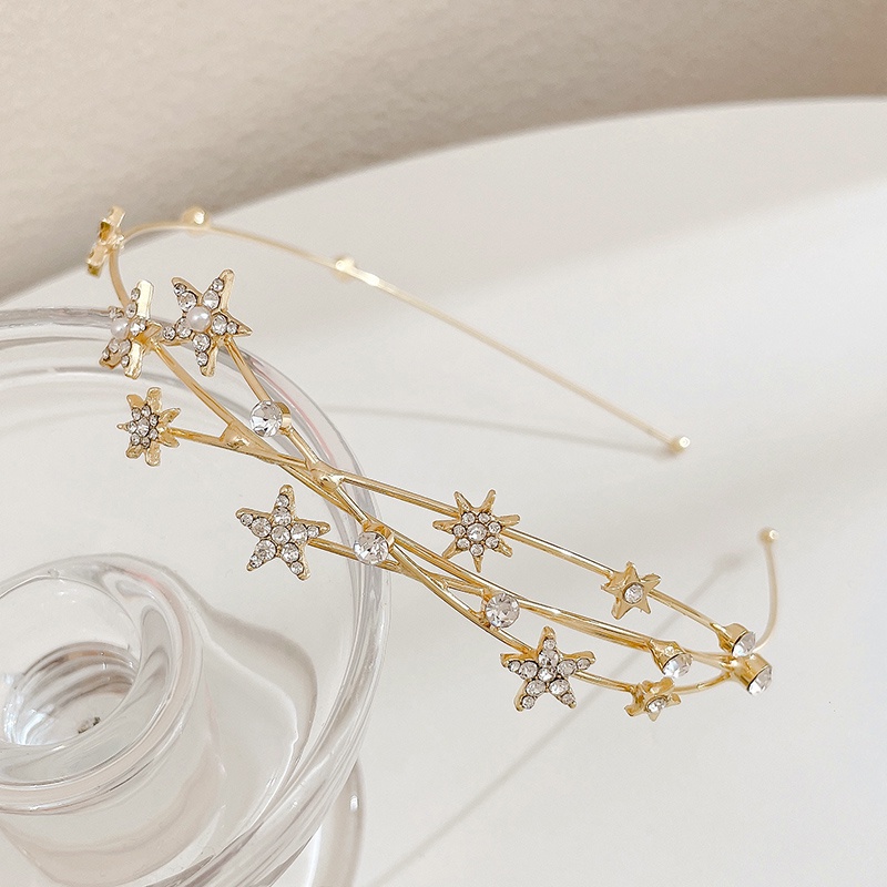 Băng Đô Đính Đá Ngọc Trai Nhân Tạo 2022 Thời Trang Mới Cho Nữ