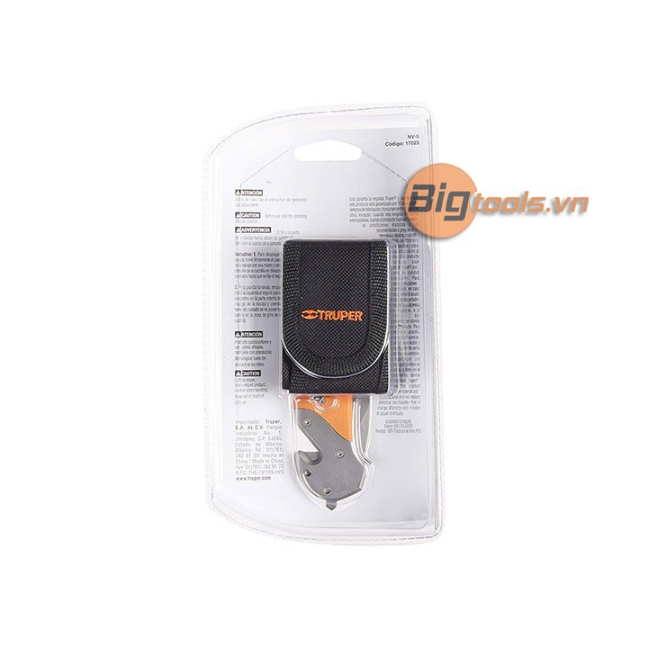 NSV  Dao xếp răng  Truper NV-5 17023