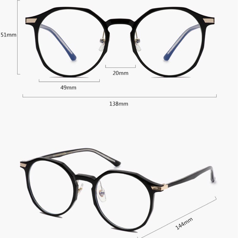 Gọng kính tròn nữ nhựa dẻo siêu nhẹ | BigBuy360 - bigbuy360.vn