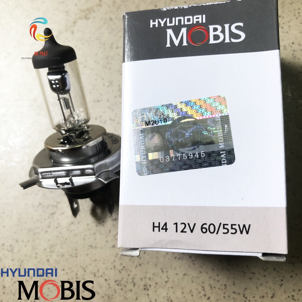 Bóng Đèn H4 12V 60/55W Chính Hãng MOBIS HÀN QUỐC. Dùng cho getz. morning. i10 grand..v.v....