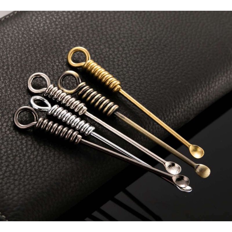 Cây Ngoáy Tai INOX Xoắn Ốc Siêu Dày Mạ Vàng Proud Horse