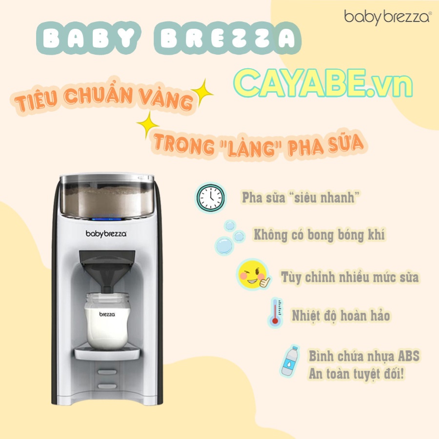 Máy pha sữa tự động cho bé Baby Brezza Formula Pro Advanced (Mỹ) chính hãng thế hệ thứ 2 - Bảo hành vàng 1 năm