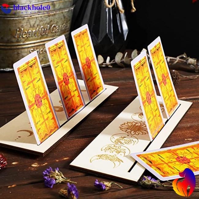 Khay Gỗ Đựng Bài Tarot Hình Mặt Trăng / Chữ Nhật Tiện Dụng