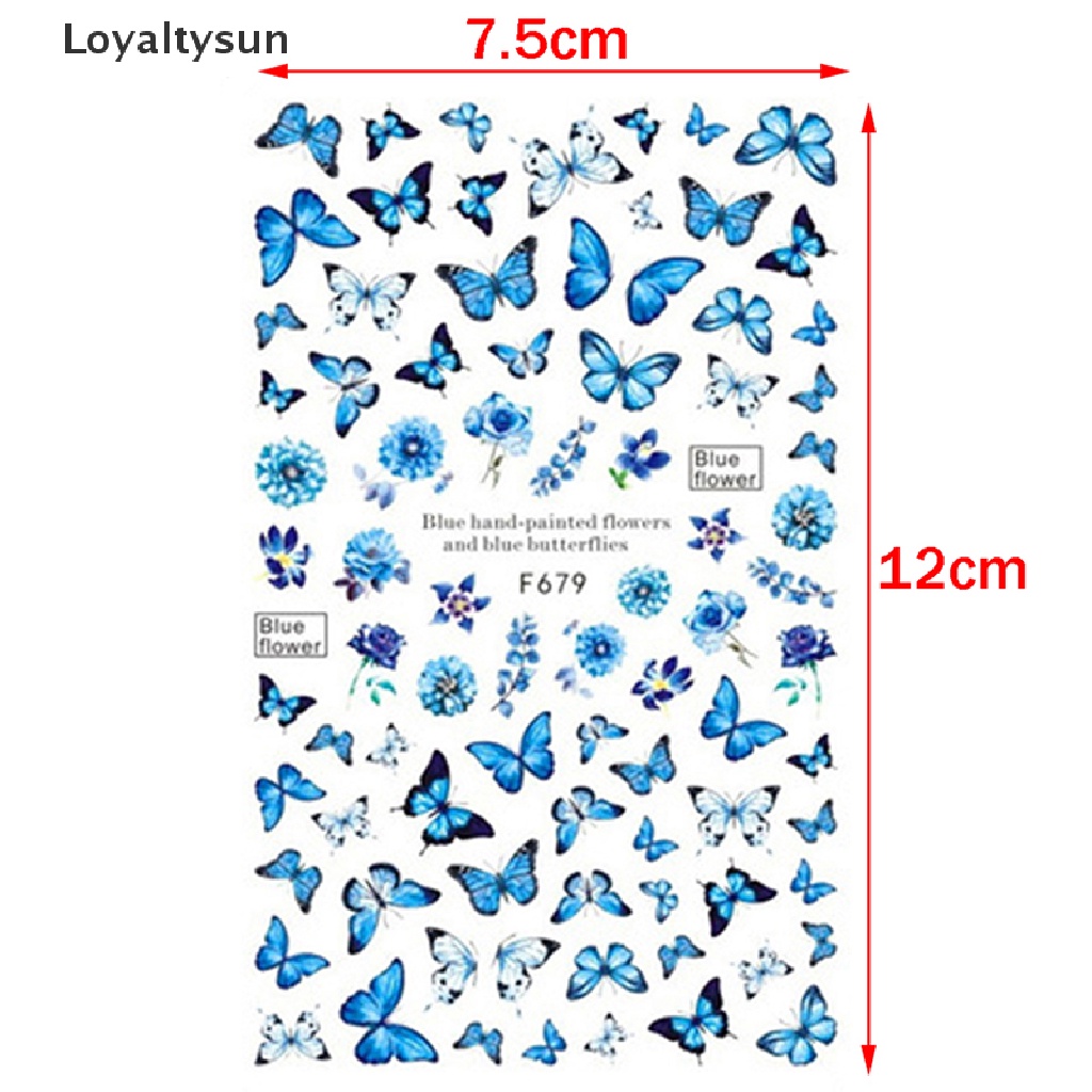 (Hàng Mới Về) Bươm Bướm Trang Trí Móng Tay