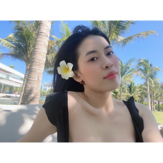 Kẹp Hoa sứ 7cm