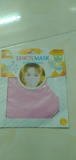 Khẩu trang cao câp ERICS MASK vải kháng khuẩn 2 lớp | BigBuy360 - bigbuy360.vn