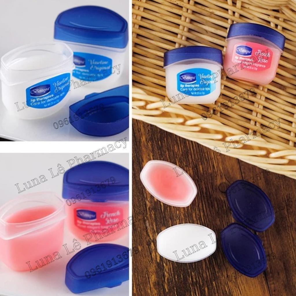 Son dưỡng môi Vaseline cấp ẩm mềm mịn môi hương original rosy lips 7g Mỹ