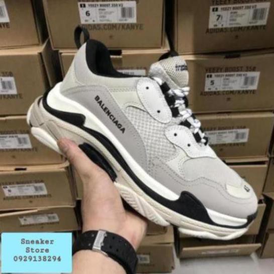 𝐒𝐀𝐋𝐄🌺𝐓Ế𝐓 Sneaker giá rẻ  giầy balenciaga xám đen 1:1 ( phờ ri síp ) uy tin . 2020 ✔️ 2020 new