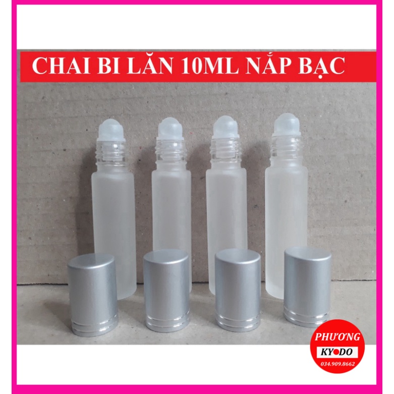 Vỏ Lọ Bi Lăn Đựng Tinh Dầu, Chai Bi Lăn Đựng Dầu Dừa, Chiết Nước Hoa 10ml