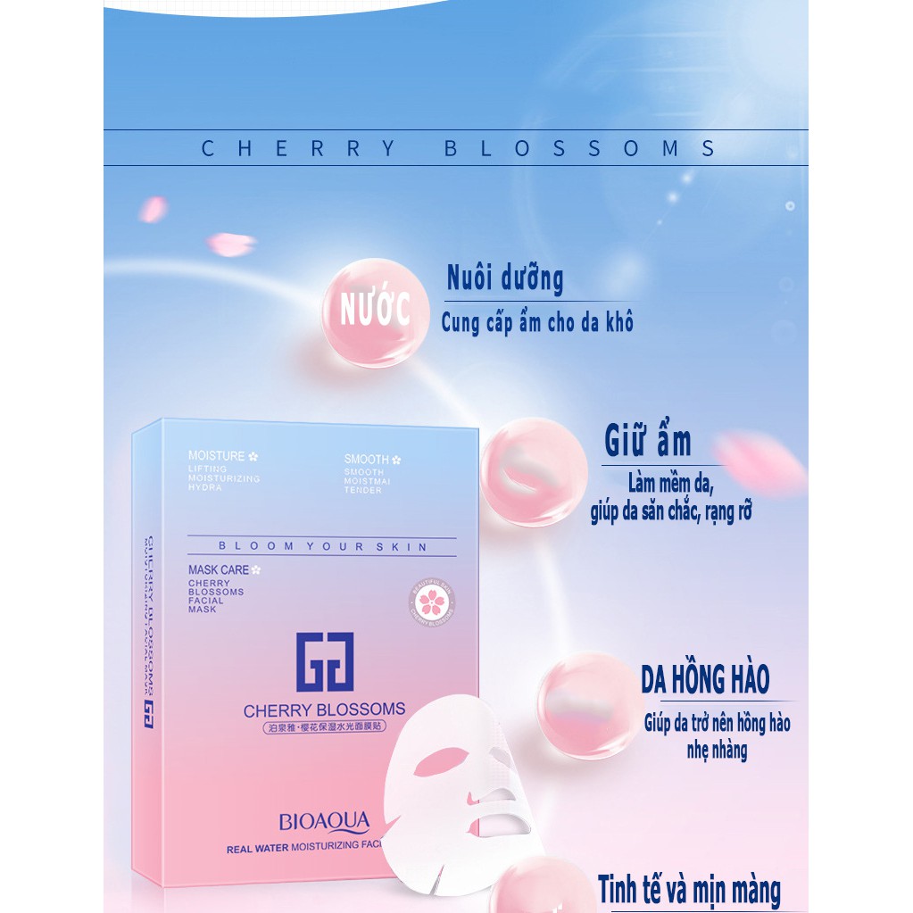 Mặt nạ Bioaqua Cherry Blossoms Facial Mask