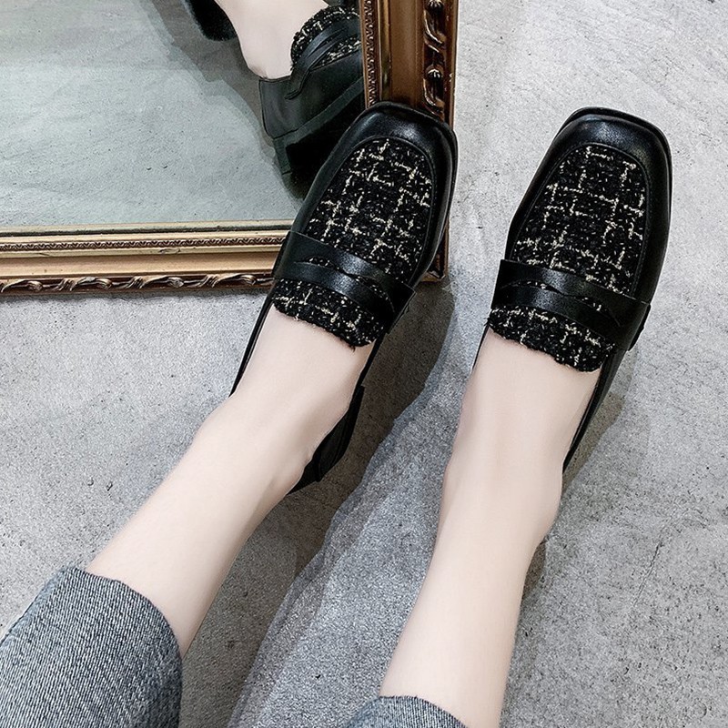 Giày lười đế bệt Nữ Thời Trang Vintage | BigBuy360 - bigbuy360.vn