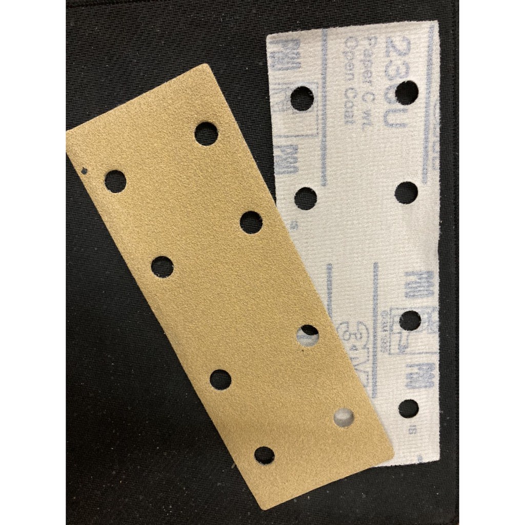 Giấy nhám 3M chữ nhật 70 x 198mm chính hãng đủ từ P80 đến P400 - Vật tư sơn PTT GaraViet