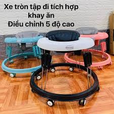 Xe tập đi cho bé Tomorrow Sky x340 chống chân đi vòng kiềng chữ O chống lật đa năng trẻ từ 8-18 tháng Zozon phân phối