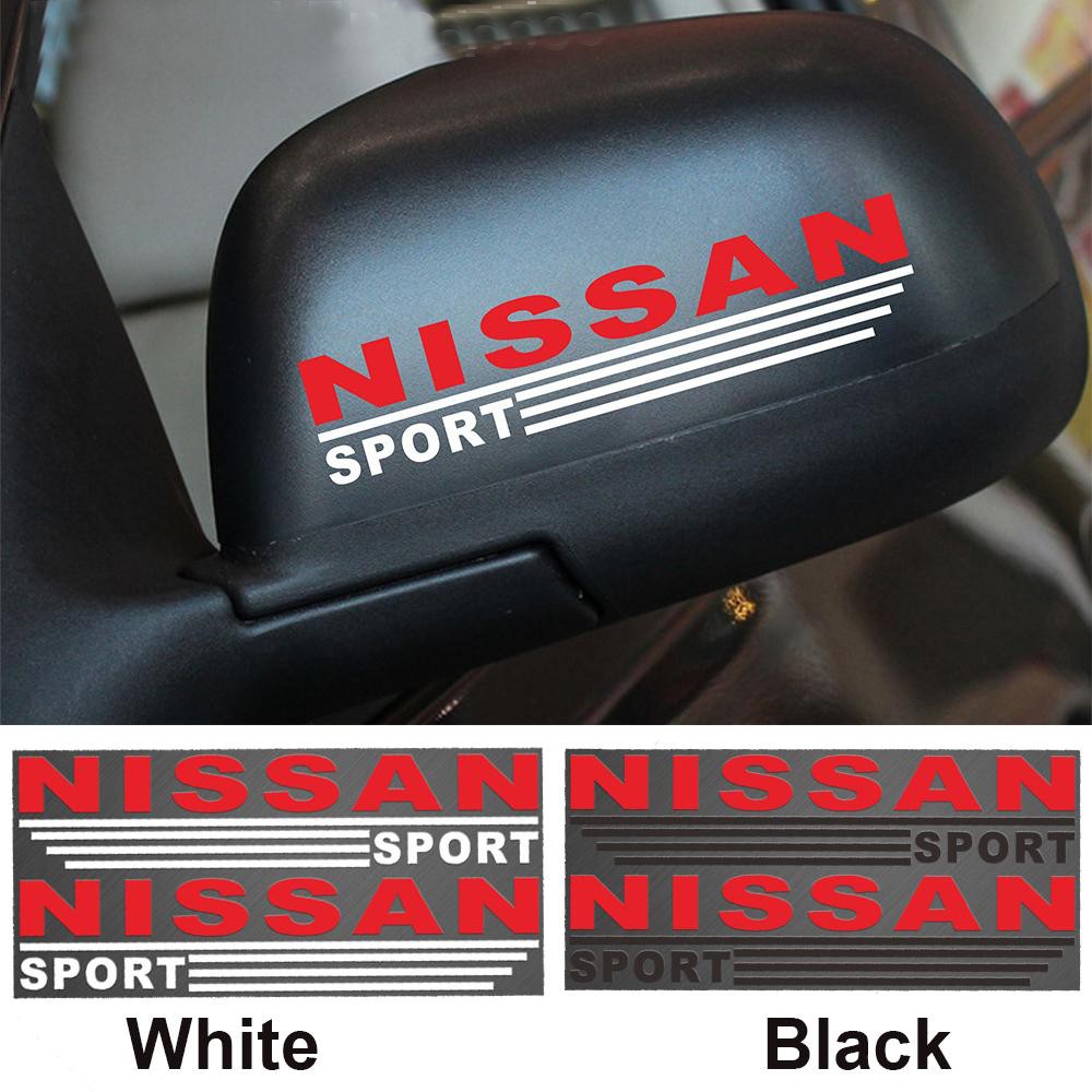 Bộ 2 Tem Dán Gương Chiếu Hậu Ô Tô NISSAN