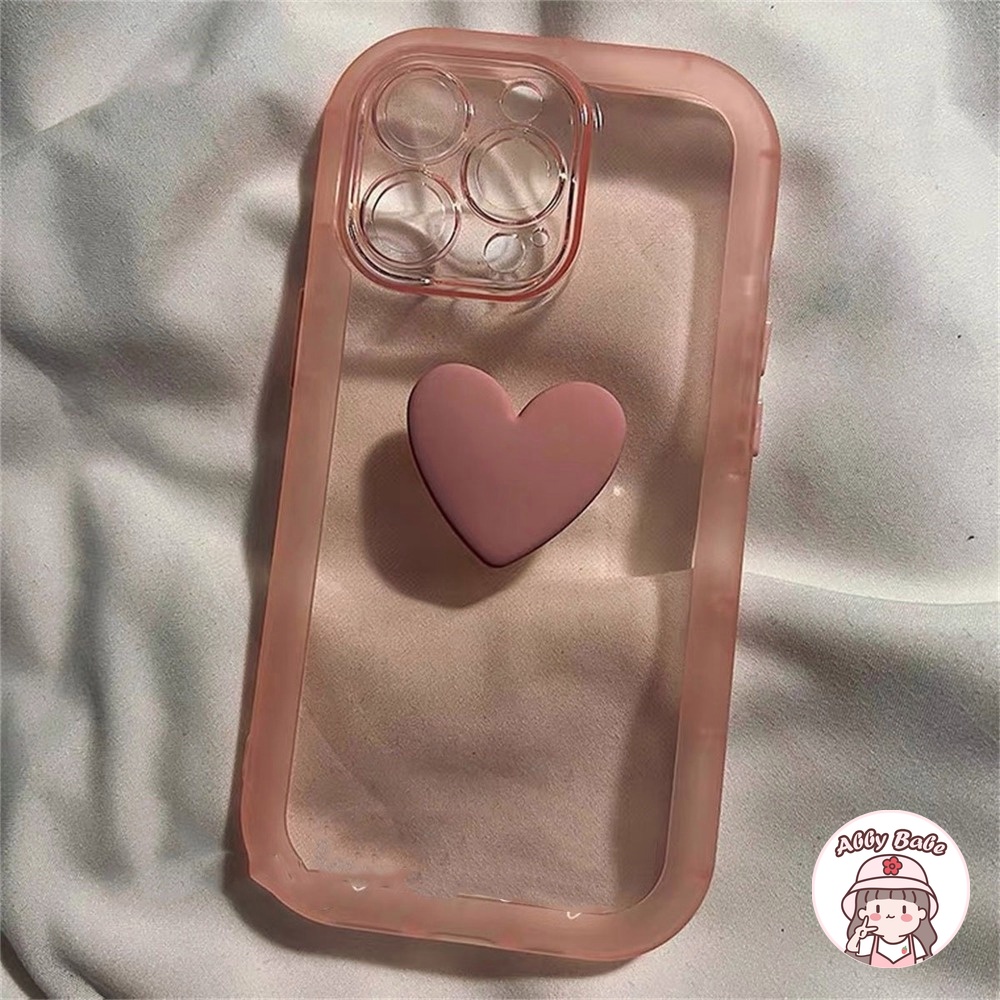 Ốp Điện Thoại TPU Mềm Chống Sốc In Hình Trái Tim Màu Macaron Cho Iphone 11 7Plus 13 12 11 Pro Max X XS 12 13 XR