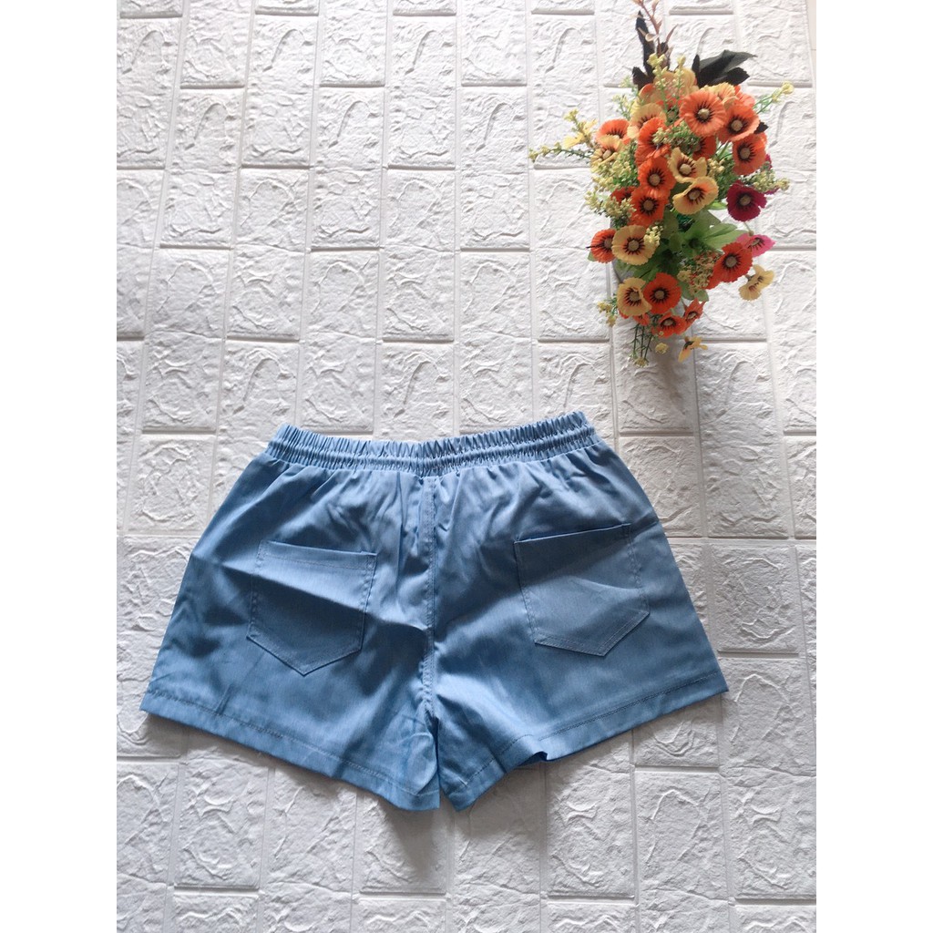 [Mã FAMAYWA giảm 10K đơn 50K] quần sooc đùi nữ chất bò giấy | BigBuy360 - bigbuy360.vn