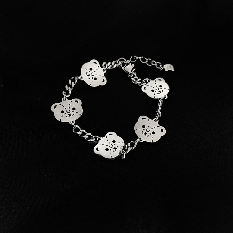 Vòng Tay Thép Titan Mặt Hình Học Đơn Giản Phong Cách Hàn Quốc Cho Nữ | BigBuy360 - bigbuy360.vn