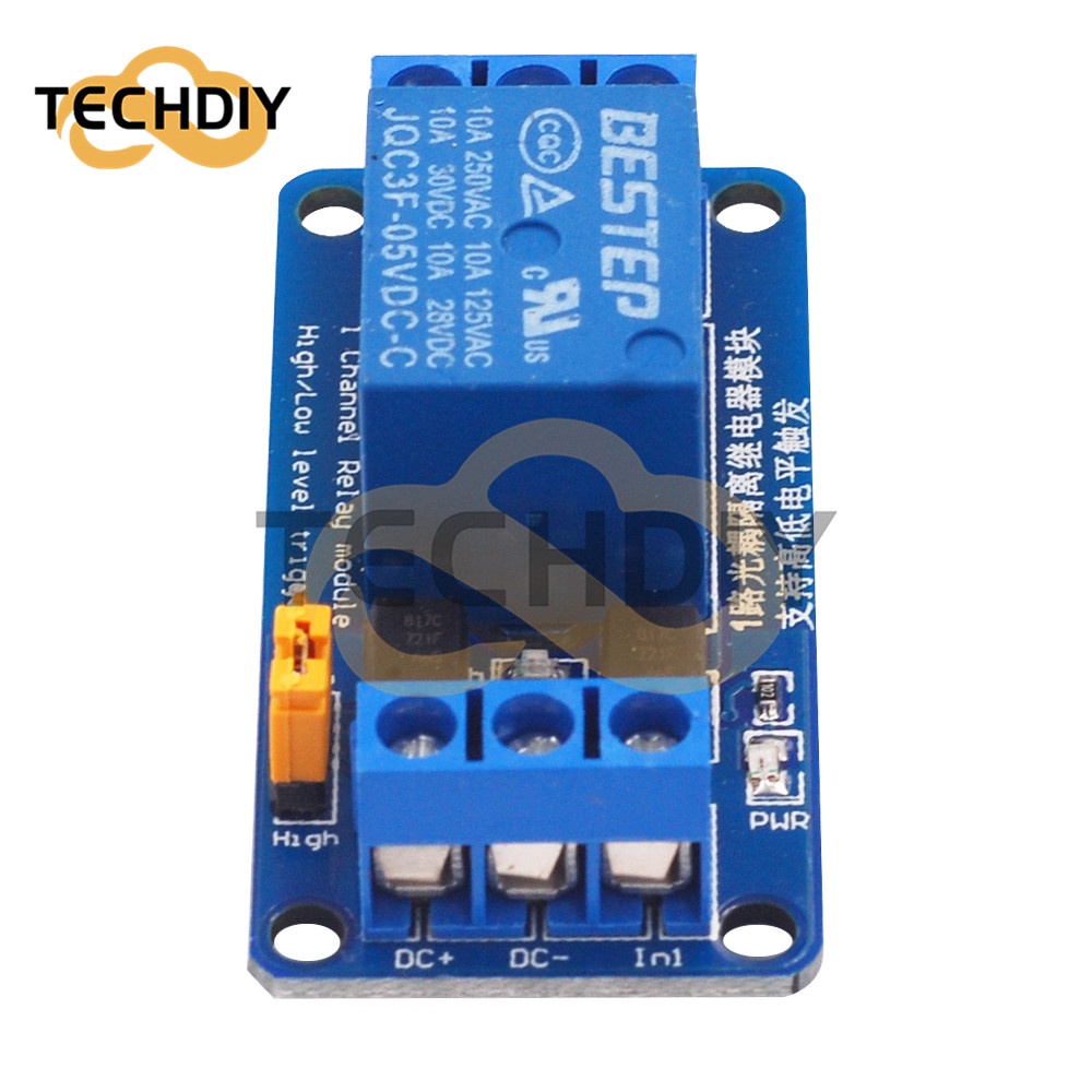 Mô Đun Rơ Le 5V 12V 24V 1 Kênh Chuyên Dụng Cho Arduino