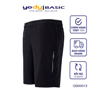 Quần Sooc Nam YODY Xẻ Tà QSM4013 , Chất Liệu Kaki Thoải Mái Không Nhăn