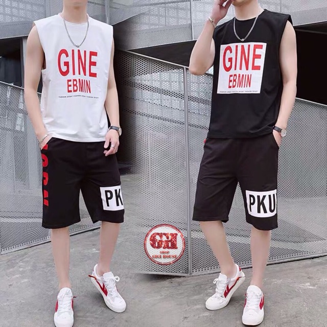 FREESHIP 50K - Set Đồ Bộ Thể Thao Unisex Nam Nữ Vải Thun Lạnh