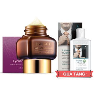 Kem Dưỡng Da Vùng Mắt Ngăn Ngừa Mụn Thịt - Chống Thâm - Nhăn - Bọng Mắt 20ml TẶNG Gel Vệ Sinh 100ml LANGCE dành cho Nam